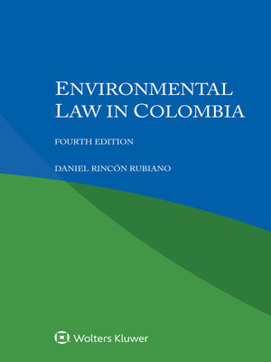 cover image of Environmental Law in Colombia